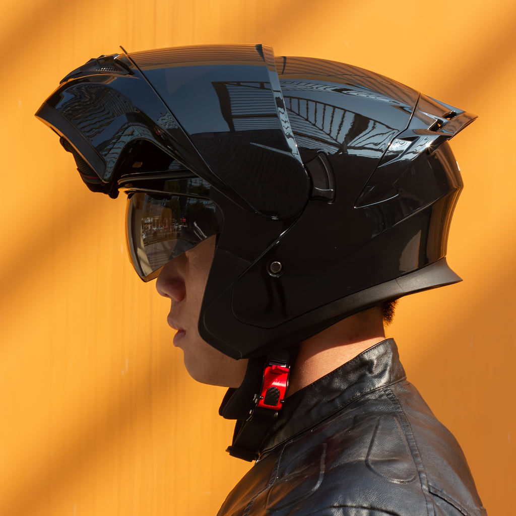 Modular Motorcycle Helmets 2 Visor, Model 901