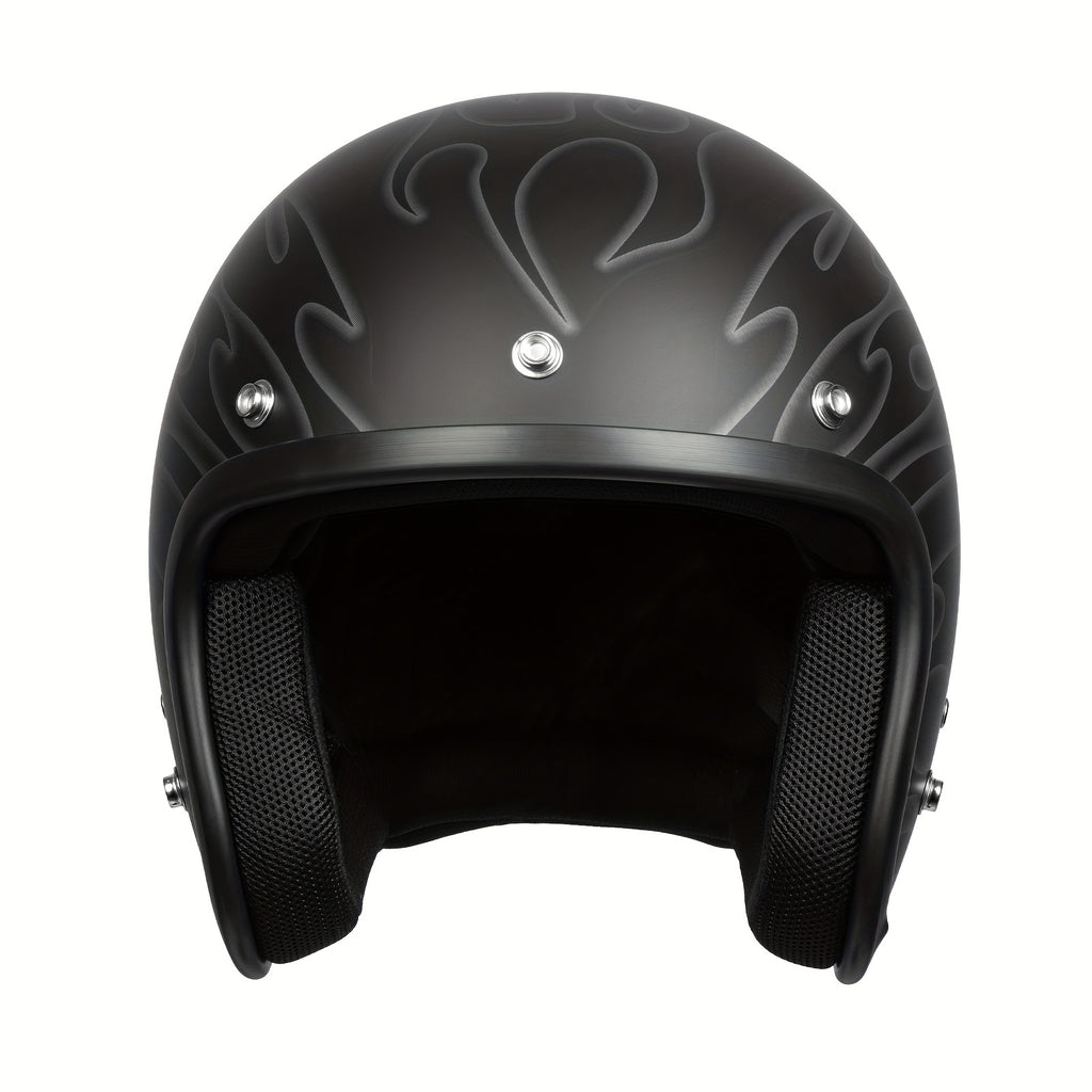 Crownracing 3\u002F4 Open Face Motorcycle Helmets