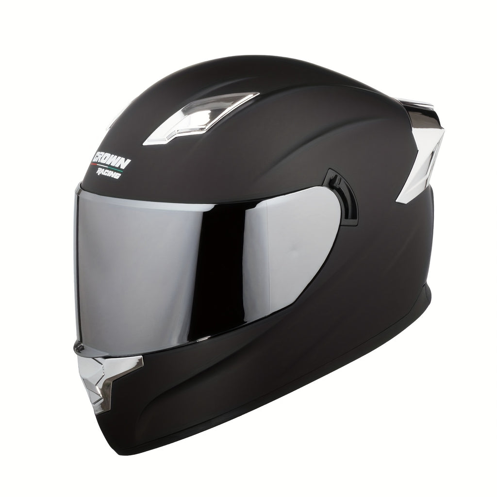 Motorcycle Dual Visor Open Face Full Face Helmet DOT Authentication