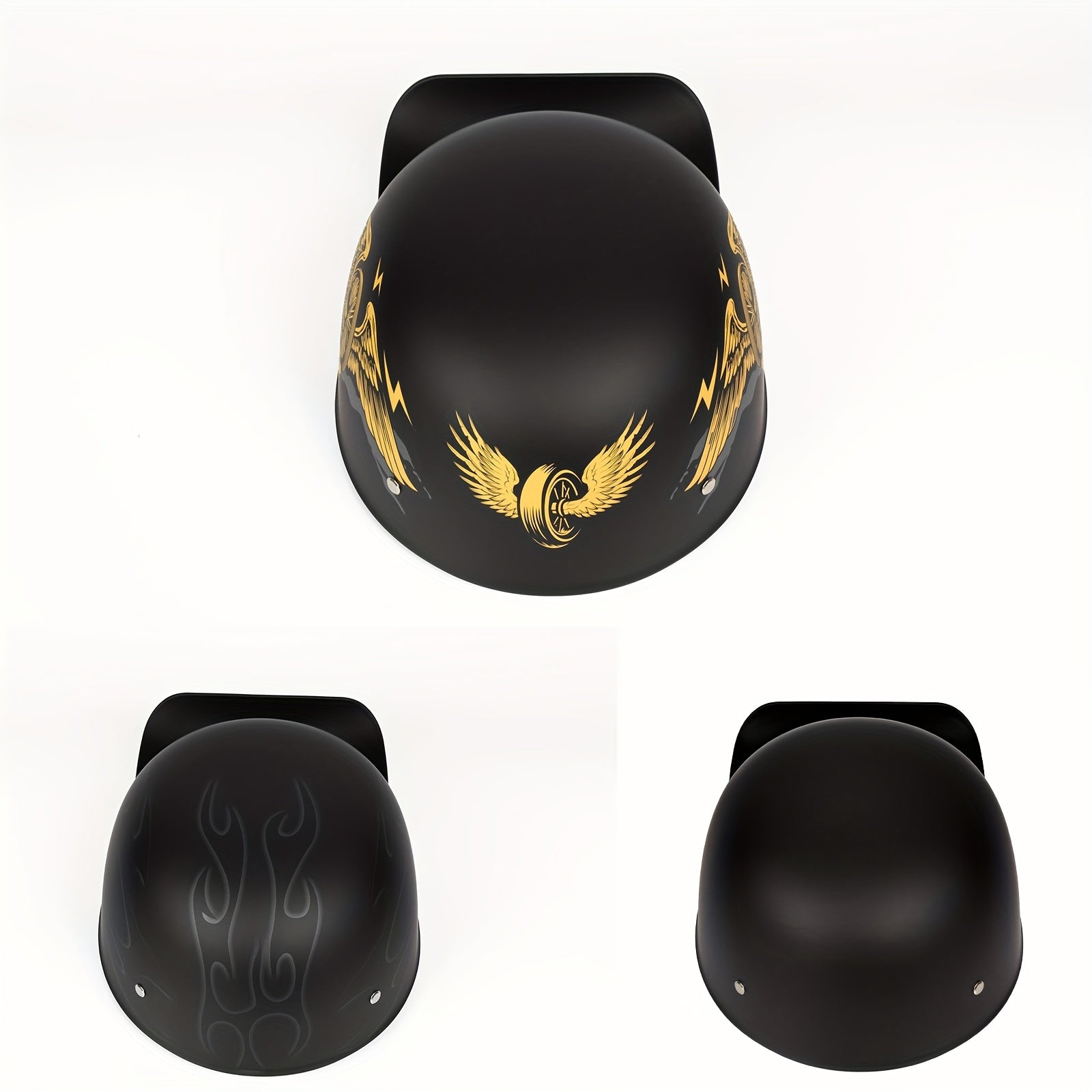 CrownRacing Motorcycle Helmets Half
