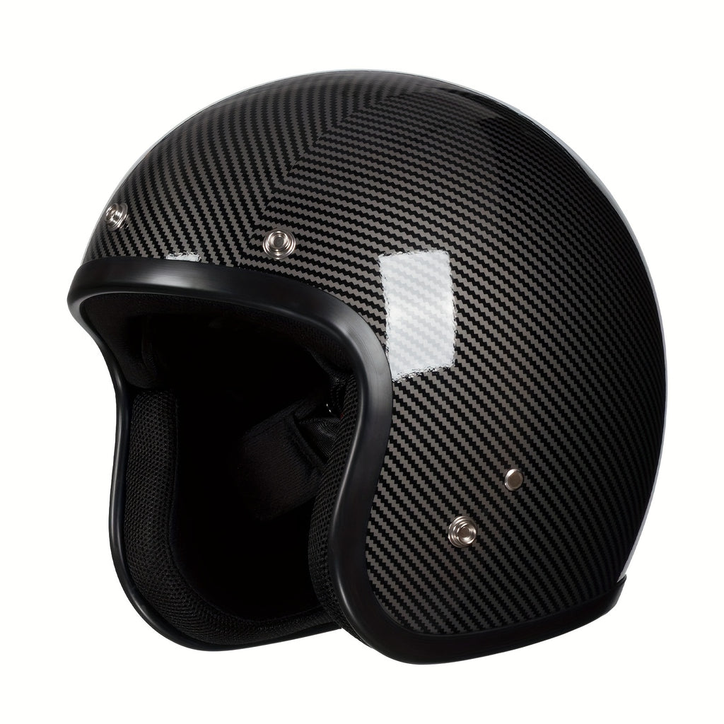 Crownracing 3\u002F4 Open Face Motorcycle Helmets