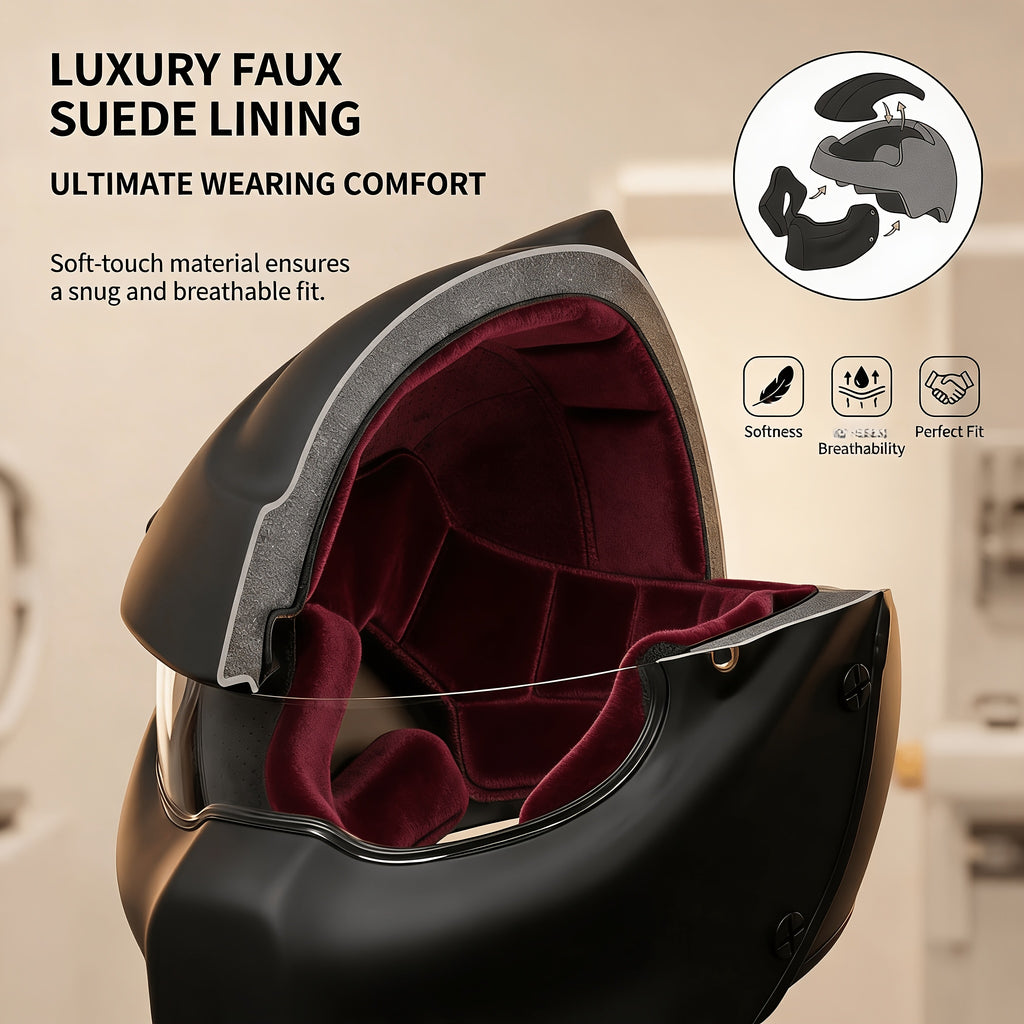 1 Matte Black Helmet