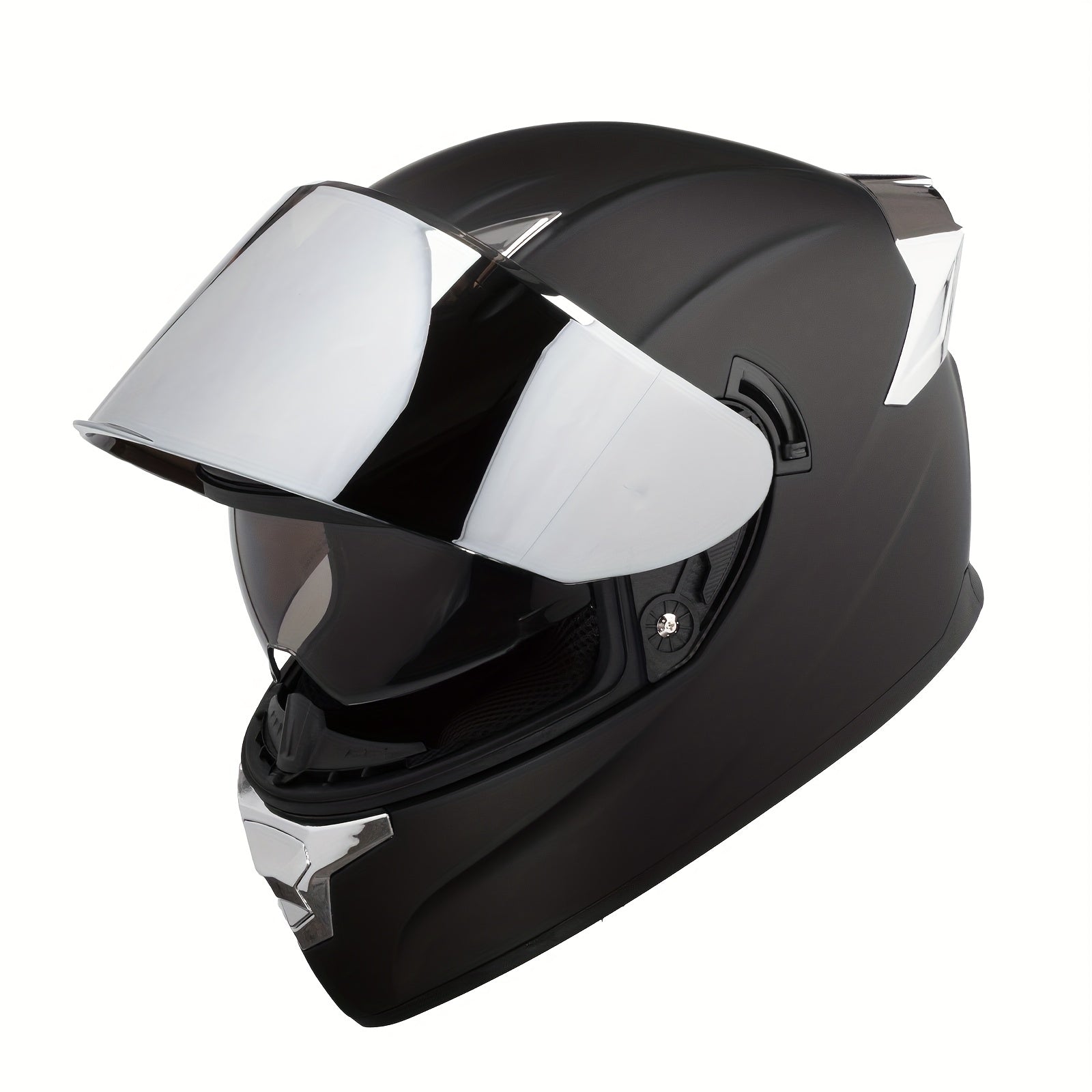 Motorcycle Dual Visor Open Face Full Face Helmet DOT Authentication