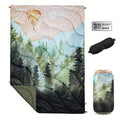 -Weather High Quality Windproof Outdoor Camping Blanket - Poncho Style Convertible (Suitable for Hiking, Picnics, Beach & RV) | Compact Packable Warm | - Machine Washable Cold Weather Bedspread