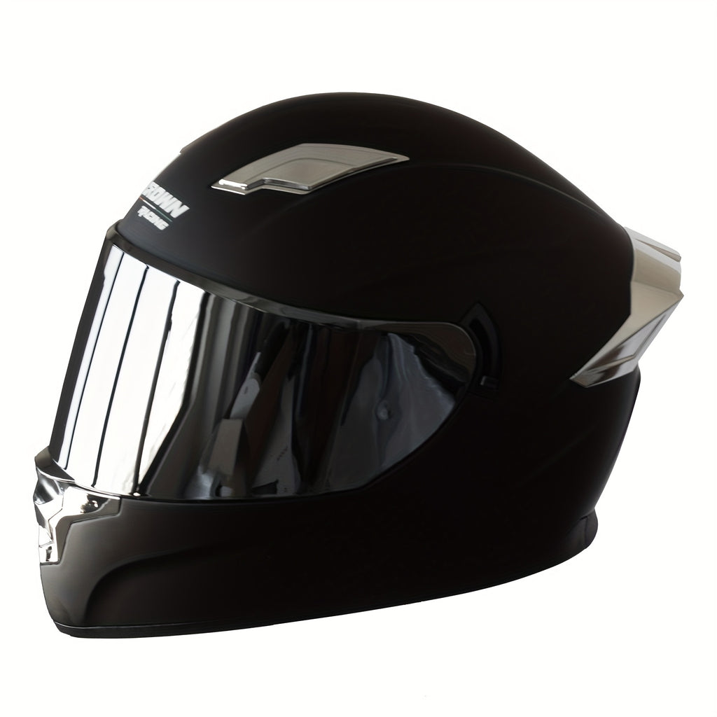 Motorcycle Dual Visor Open Face Full Face Helmet DOT Authentication