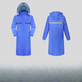 A Long Raincoat Designed to Withstand Heavy Rain And Wind, Featuring Reflective Elements for Outdoor Security. This Emergency Rain Poncho Is a Must-Have for Daily Travel Or Outdoor Adventures.