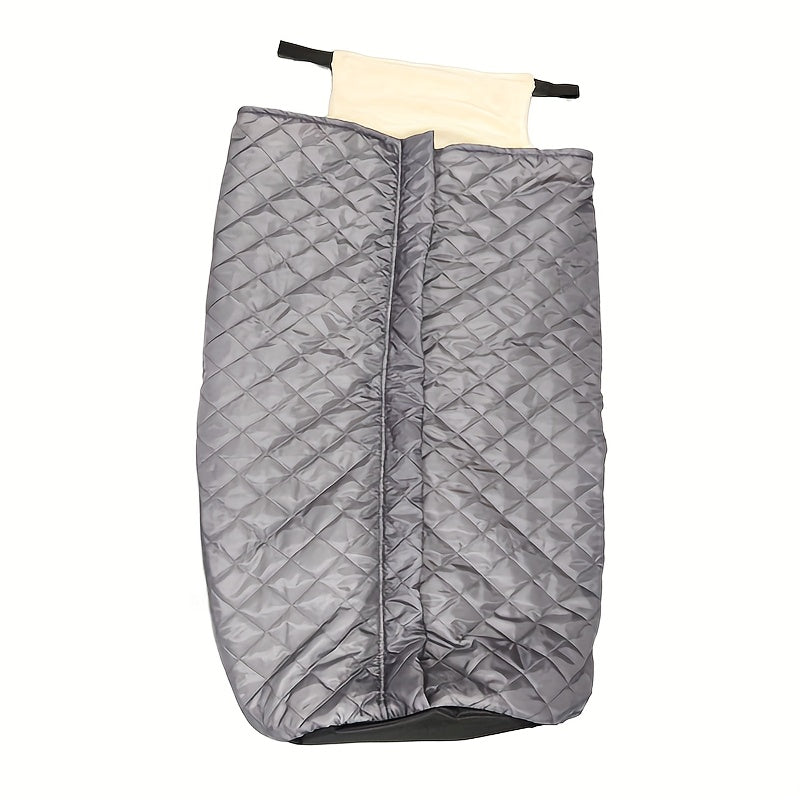 Warming Blanket, Plush Windproof Cover for Winter Outings, Windproof Anti-Cold Thickened Blanket Cover, Waist and Leg Warming Seat Half-Cover Blanket for Winter Warmth