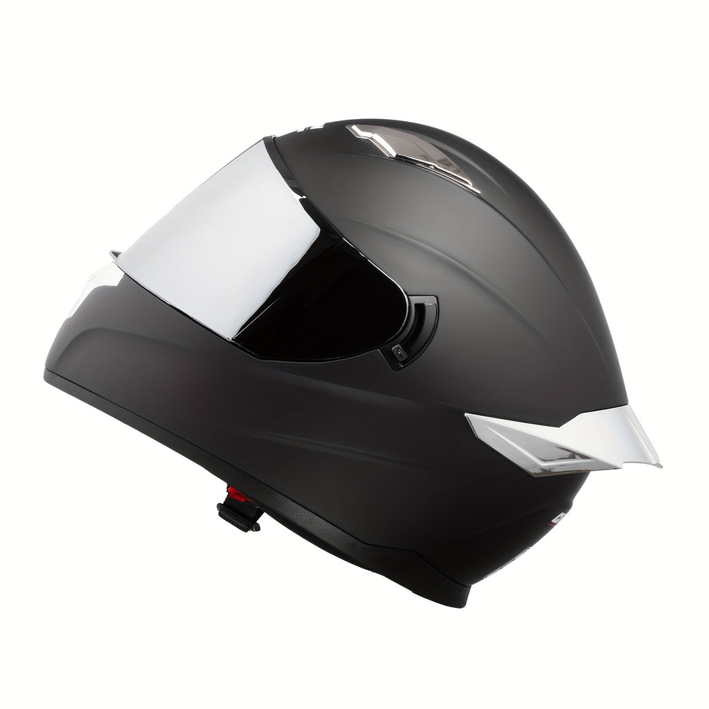 Motorcycle Dual Visor Open Face Full Face Helmet DOT Authentication