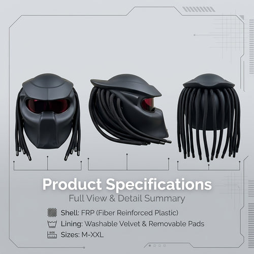1 Matte Black Helmet