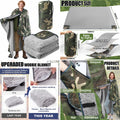 XL Camo Woobie Blanket Heavy-Duty High Quality & Windproof - Sherpa Lining, Extra-Thick, Outdoor Survival Bed for Hunting, Camping, Stadium Events - Suitable for s &, Picnic, Cold Weather